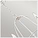 Lampadario Industrial Nordico Bradbury Acciaio Bianco Antico 5 Luci E14 - Foto miniatura 3