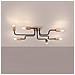 Lampadario Timbo 6 Nero Sl. 1670 - Soppalco Lampadario Nero /legno Naturale 16.5x85x58 Cm - Foto miniatura 5