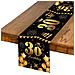 Decorazioni Eleganti Per Festa Di Compleanno 30 Anni - Nero E Oro 40x140 Cm - Foto miniatura 1