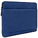 Custodia Per Macbook Pro 14 Pollici Con Tasca Con Zip In Poliestere, Blu Marine - Foto miniatura 3