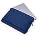 Custodia Per Macbook Pro 14 Pollici Con Tasca Con Zip In Poliestere, Blu Marine - Foto miniatura 4