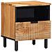 Comodini 2pz 40x33x46 cm in Legno Massello di Acacia - Foto miniatura 1