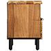 Comodini 2pz 40x33x46 cm in Legno Massello di Acacia - Foto miniatura 9
