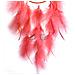 Decorazione Da Parete Con Piume Boho, Decorazione Da Parete Appesa Per Camera Da Letto Red - Foto miniatura 4