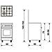 Cucina Gas SA664VI 4 Fuochi a Gas Forno Gas Classe A Dimensioni 60 x 60 cm Colore Acciaio Inox Serie Specialista - Foto miniatura 4