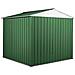 Deposito Attrezzi Giardino In Lamiera Di Acciaio Zincata 275x175cm X H 212cm - 87 Kg - 4,81mq Verde - Foto miniatura 4