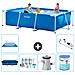Piscina Fuori Terra - Rettangolo - 300x200x75 Cm - Blu - Include Accessori Coordinati A216 - Foto miniatura 1