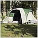Tenda da Campeggio a Cupola per 6 Persone Verde Impermeabile - Foto miniatura 1