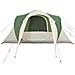 Tenda da Campeggio a Cupola per 6 Persone Verde Impermeabile - Foto miniatura 6