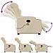 Poltrona Alzapersona Massaggiante Elettrica Crema in Tessuto - Foto miniatura 7