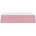 Struttura Letto Pouf con Materasso Rosa 120x200 cm Velluto - Foto miniatura 9
