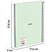 57153E80SNCGR quaderno per scrivere A5 80 fogli Verde - Foto miniatura 3