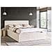 Letto Contenitore Velluto A Coste Lillebonne 140 X 200 Cm Beige Chiaro - Foto miniatura 1
