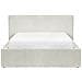 Letto Contenitore Velluto A Coste Lillebonne 140 X 200 Cm Beige Chiaro - Foto miniatura 6