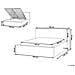 Letto Contenitore Velluto A Coste Lillebonne 140 X 200 Cm Beige Chiaro - Foto miniatura 8