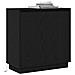 Credenza Rovere Nero 71 x 34.5 x 75 cm Legno multistrato - Foto miniatura 3