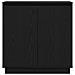 Credenza Rovere Nero 71 x 34.5 x 75 cm Legno multistrato - Foto miniatura 7