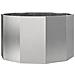 Fioriera Argento 90 x 90 x 50 cm Acciaio inossidabile - Foto miniatura 1
