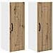 Pensile cucina 2 pcs Rovere artigianale 30 x 31 x 80 cm - Foto miniatura 1