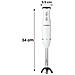 Frullatore A Immersione Multifunzione Da 300w Con Piede In Acciaio Inossidabile - Foto miniatura 3