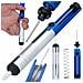 Set Di Saldatura Solderkit Pro 8 In 1 - Stazione Saldante 60w Lcd, Flussante Rma, Pompa Dissaldante, Pinzetta Esd, Rosin, Stripper, Organizer | Per Elettronica E Riparazioni - Foto miniatura 8