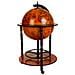 Portabottiglie Globo Marrone 55,5x55x, 5x93,5h - Foto miniatura 1