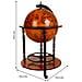 Portabottiglie Globo Marrone 55,5x55x, 5x93,5h - Foto miniatura 8