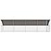Cuccia per cani 4 pcs Argento 8 x 2 x 2 m Acciaio zincato - Foto miniatura 4