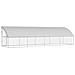 Cuccia per cani 4 pcs Argento 8 x 2 x 2 m Acciaio zincato - Foto miniatura 6