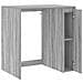 Mobiletto per lavatrice con porta Grigio Sonoma 87 x 60 x 89 cm - Foto miniatura 5