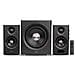S355DB Sistema di diffusori Hi-Res 2.1 - 150 W RMS, wireless 5,8 GHz, triplo amplificatore DSP, Nero - Foto miniatura 1