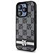 Dkny Custodia In Pelle Con Motivo A Quadri E Strisce Stampate Per Iphone 15 Pro Max - Colore Nero - Foto miniatura 4