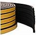 Nastro adesivo per finestre Nero 8 x 3 mm 50 m Schiuma EPDM - Foto miniatura 1