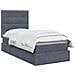 Letto con contenitore e materasso Grigio Scuro 90 x 190 cm - Foto miniatura 3