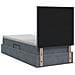 Letto con contenitore e materasso Grigio Scuro 90 x 190 cm - Foto miniatura 9