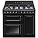 Cucina Elettrica TR93BL 6 Fuochi a Gas Forno Elettrico Colore Nero - Foto miniatura 4