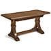 Tavolo da pranzo allungabile in legno cm 180/360x100 stile arte povera - Foto miniatura 2