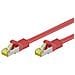 ICOC R7-7SS-050-RE - Cavo Patch Cat. 7 Plug RJ45 6A S / FTP LSZH 5m Rosso - Foto miniatura 1