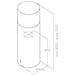 Cappa ad Isola PRF0009572A Aspirante 43cm Colore Acciaio Inox - Foto miniatura 5