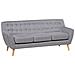 Divano A 3 Posti In Tessuto Grigio Chiaro Motala - Foto miniatura 32
