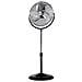 Ventilatore Alte Prestazioni Piantana Cromata D. 50cm H150cm Piantana allaminio - Foto miniatura 1