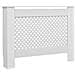 Copertura per Radiatore Bianca 112x19x81,5 cm in MDF - Foto miniatura 1