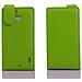 Custodia Compatibile Con Nokia Lumia 929 / 930 In Verde Limone - Coperchio Protettivo In Design Flip Realizzato In Similpelle Testurizzata - Foto miniatura 5