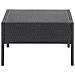 Set Divani Da Giardino 5 Pz Con Cuscini In Polyrattan Nero - Foto miniatura 5