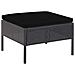 Set Divani Da Giardino 5 Pz Con Cuscini In Polyrattan Nero - Foto miniatura 10