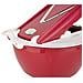 Multimaker + Placca in bianco - Insalatiera con coperchio per cottura a vapore - Ciotola per alimenti freschi sottovuoto | rosso - Foto miniatura 6
