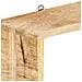 Set Mensole Cubiche Da Parete 3 Pz In Legno Massello Di Mango - Foto miniatura 3