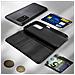 Custodia Portafoglio Xiaomi Mi 10t / 10t Pro Stand Video Aspetto Vintage Nero - Foto miniatura 7