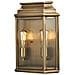 Lanterna Da Parete Grande 2 Luci - Finitura Ottone Ip44, E27 - Foto miniatura 1