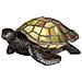 Lampada Tiffany Sawback, Bronzo Vintage, G9 - Foto miniatura 1